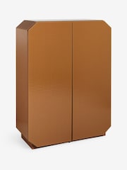 MADE.COM Caramel Brown Anya Glass Highboard - Image 5 of 6