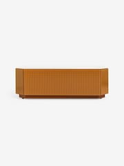 MADE.COM Caramel Brown Anya Glass Storage Coffee Table - Image 5 of 5