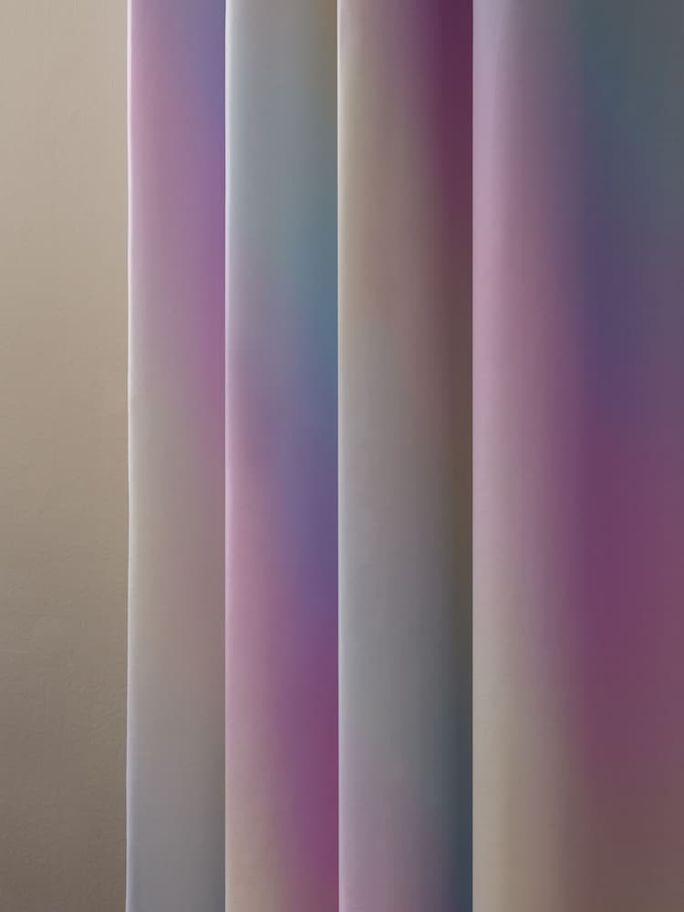 Multi Rainbow Ombre Eyelet Blackout Curtains - Image 2 of 6