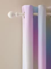 Multi Rainbow Ombre Eyelet Blackout Curtains - Image 5 of 6