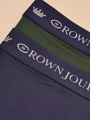 Joules Get A Move On Blue/Green Pack of Two Sports Boxers - Image 4 of 4