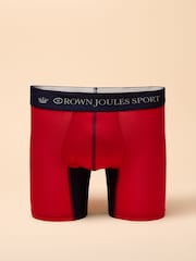 Joules Get A Move On Navy/Red Pack of Two Sports Boxers - Image 3 of 4