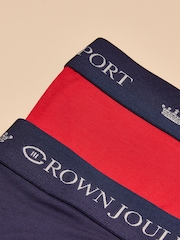 Joules Get A Move On Navy/Red Pack of Two Sports Boxers - Image 4 of 4