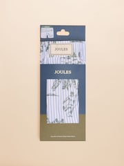 Joules Light Blue Rugby Print Woven Boxers - Image 2 of 3