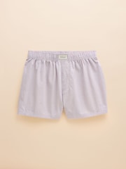 Joules Blue & Pink Stripe Woven Boxers - Image 1 of 3