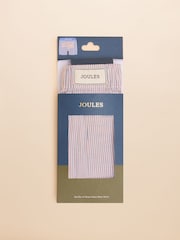 Joules Blue & Pink Stripe Woven Boxers - Image 2 of 3