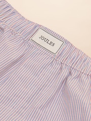 Joules Blue & Pink Stripe Woven Boxers - Image 3 of 3