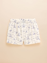 Joules White Toile de Jouy Woven Boxers - Image 1 of 3