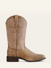 Ariat Brown Round Up Remuda Western Boots - Image 1 of 3