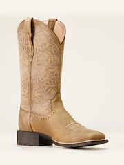 Ariat Brown Round Up Remuda Western Boots - Image 2 of 3
