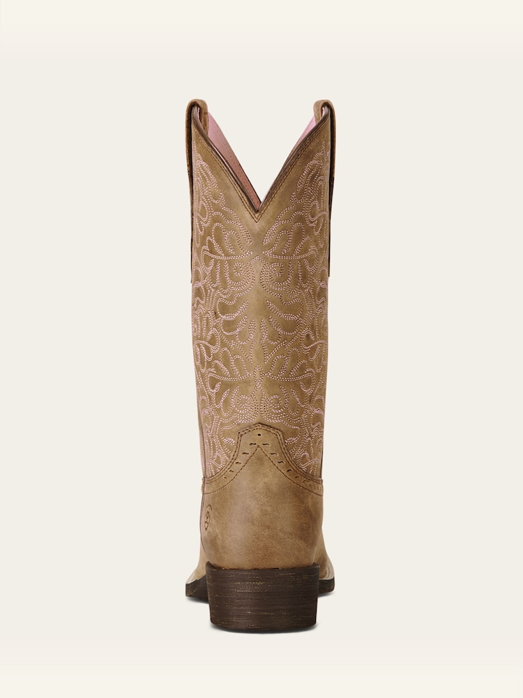 Ariat Brown Round Up Remuda Western Boots - Image 3 of 3
