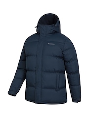 Mountain Warehouse Blue Mens Snow Padded Jacket - Image 4 of 5
