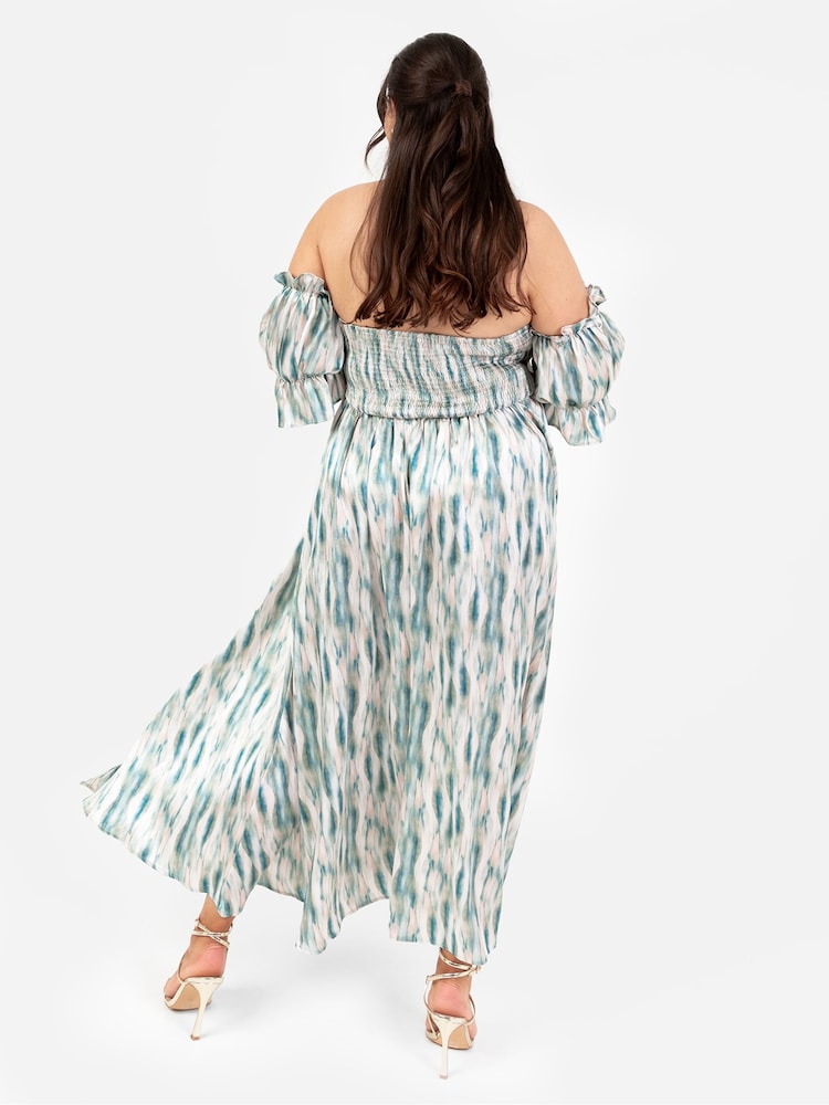 Lovedrobe Split Leg Bardot Midaxi Dress - Image 2 of 5