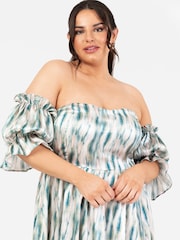 Lovedrobe Split Leg Bardot Midaxi Dress - Image 3 of 5