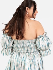 Lovedrobe Split Leg Bardot Midaxi Dress - Image 5 of 5