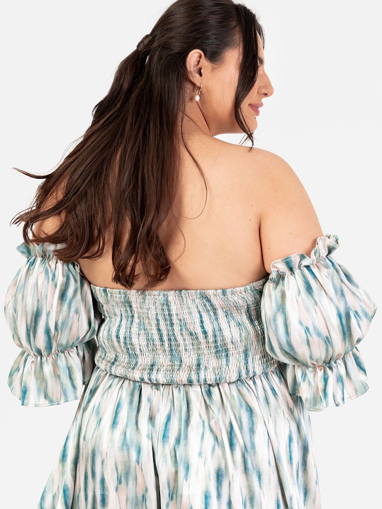 Lovedrobe Split Leg Bardot Midaxi Dress - Image 5 of 5