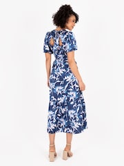 Lovedrobe Wrap Front Puff Sleeve Midaxi Dress - Image 2 of 5