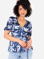 Lovedrobe Long Sleeve Wrap Top - Image 1 of 4