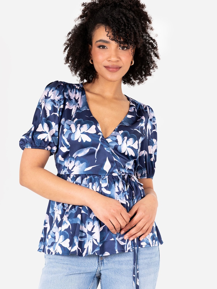 Lovedrobe Long Sleeve Wrap Top - Image 1 of 4