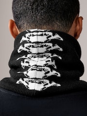 Black Halloween Skull Snood - Image 3 of 10