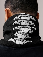 Black Halloween Skull Snood - Image 4 of 10