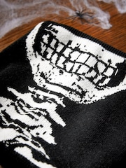 Black Halloween Skull Snood - Image 9 of 10