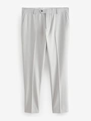 Neutral Slim Fit Textured Suit Trousers - Image 6 of 9