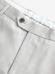 Neutral Slim Fit Textured Suit Trousers - Image 7 of 9