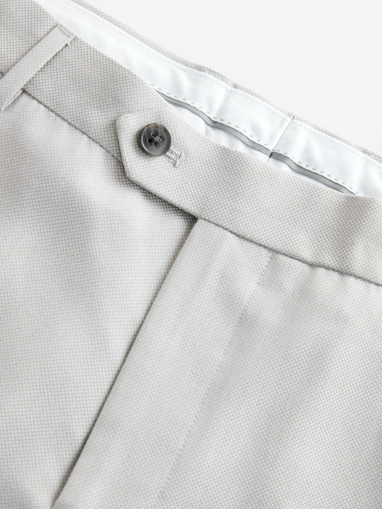 neutre - Slim Fit (Slim Fit) - Pantalon de costume texturé - Image 7 of 9