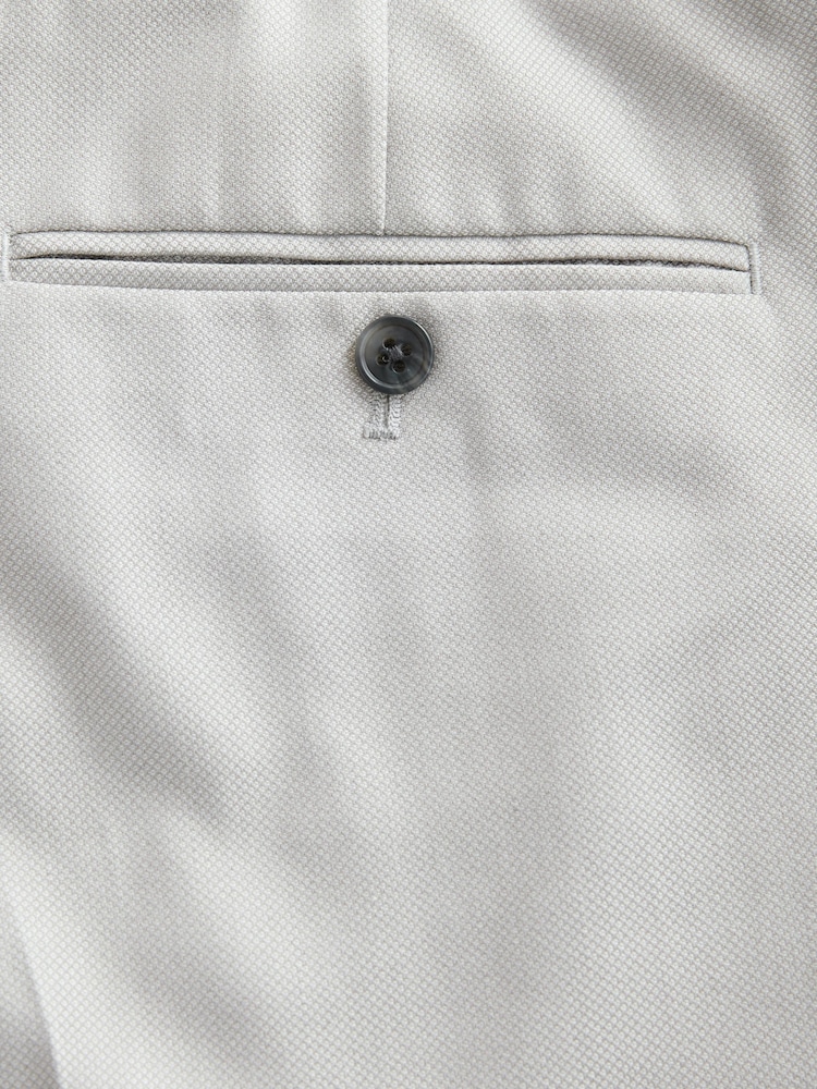 neutre - Slim Fit (Slim Fit) - Pantalon de costume texturé - Image 8 of 9