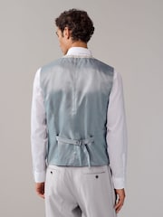 Neutral Textured Suit Waistcoat - Image 3 of 8