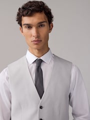 Neutral Textured Suit Waistcoat - Image 4 of 8