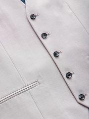 Neutral Textured Suit Waistcoat - Image 6 of 8