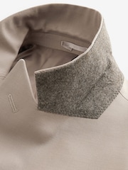 Песочный - Пиджак зауженного кроя из шерсти Blend motionflex - Image 9 of 12