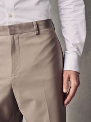 Pastelgeel - Slim Fit Wool Blend Motionflex Suit Trousers - Image 5 of 9
