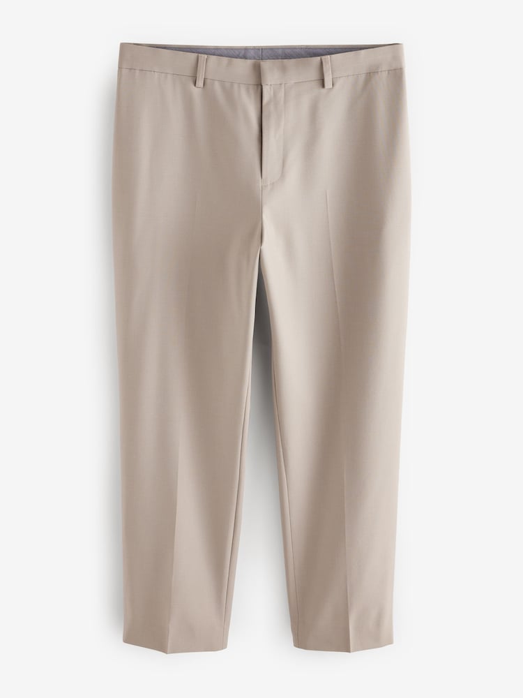 Pastelgeel - Slim Fit Wool Blend Motionflex Suit Trousers - Image 6 of 9