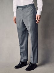 Grey Slim Fit Wool Blend Motionflex Suit Trousers - Image 1 of 9