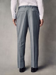Grey Slim Fit Wool Blend Motionflex Suit Trousers - Image 3 of 9