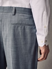 Grey Slim Fit Wool Blend Motionflex Suit Trousers - Image 5 of 9