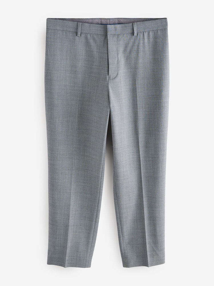 Grijs - Slim Fit Wool Blend Motionflex Suit Trousers - Image 6 of 9