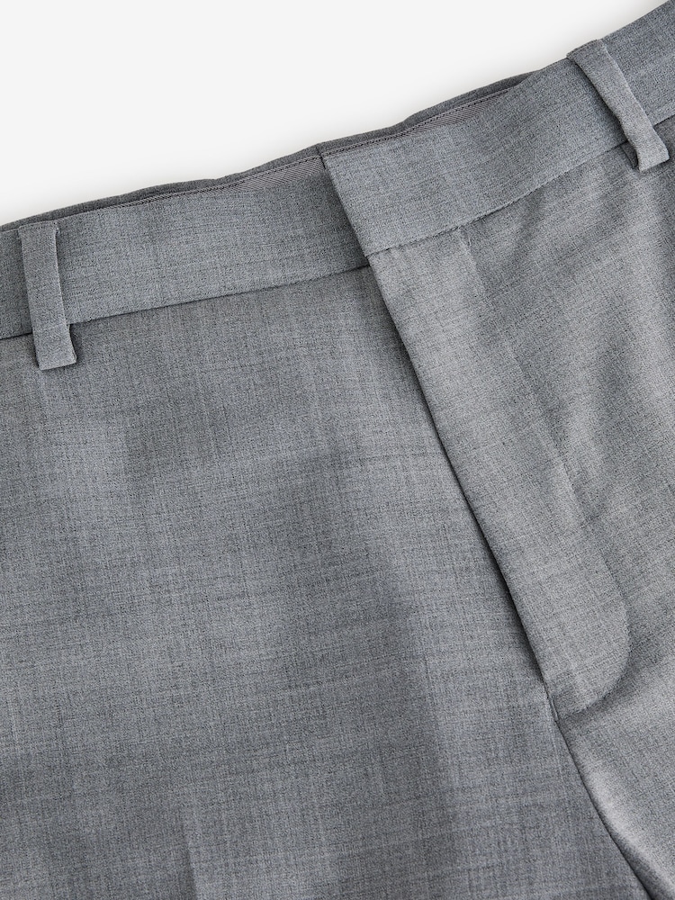 Grijs - Slim Fit Wool Blend Motionflex Suit Trousers - Image 8 of 9