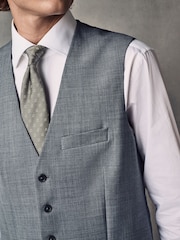 Grey Regular Fit Wool Blend Motionflex Waistcoat - Image 5 of 10
