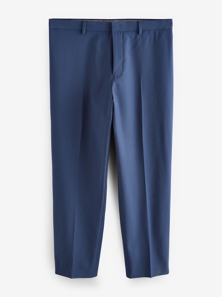 Blauw - Slim Fit Wool Blend Motionflex Suit Trousers - Image 6 of 9