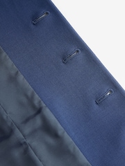 Blauw - Regular Fit Wool Blend Motionflex Waistcoat - Image 9 of 9