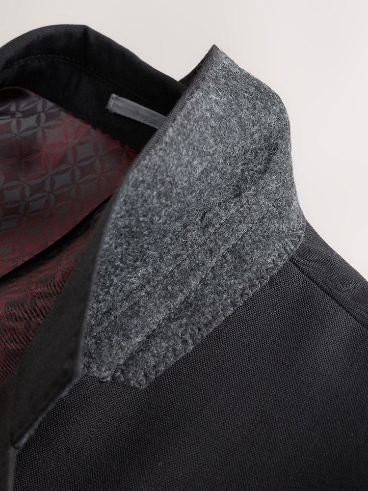 Noir - Veste en Signature Coupe classique Nova Fides - Image 8 of 10