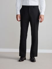 Black Regular Fit Signature Nova Fides Wool Trousers - Image 1 of 4