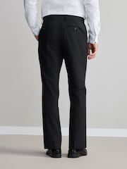 Black Regular Fit Signature Nova Fides Wool Trousers - Image 2 of 4