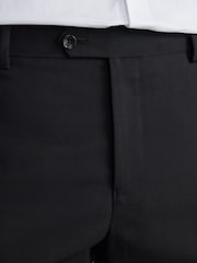 Black Regular Fit Signature Nova Fides Wool Trousers - Image 4 of 4