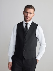 Black Signature Nova Fides Wool Waistcoat - Image 1 of 4
