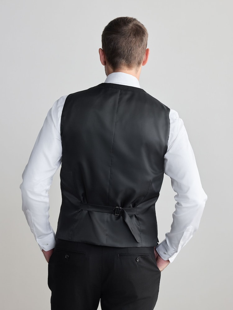 Noir - Gilet de laine Signature Nova Fides - Image 3 of 4